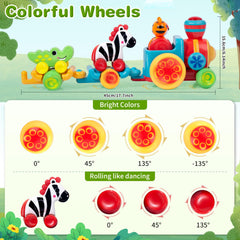 Beacron zebra animal car helps color recognition through play.