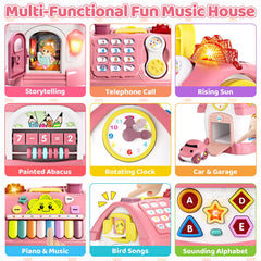Beacron motor skills development with interactive buttons and keys boosts finger dexterity