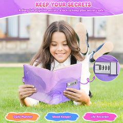 Beadsky Diary with Lock pen tucked in loop ready for instant writing