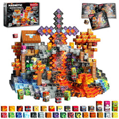 Beamryx 150pcs magnetic blocks ready for imaginative open-ended play and exploration.