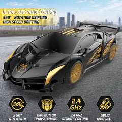 Beamryx RC car controller shown with batteries (not included)
