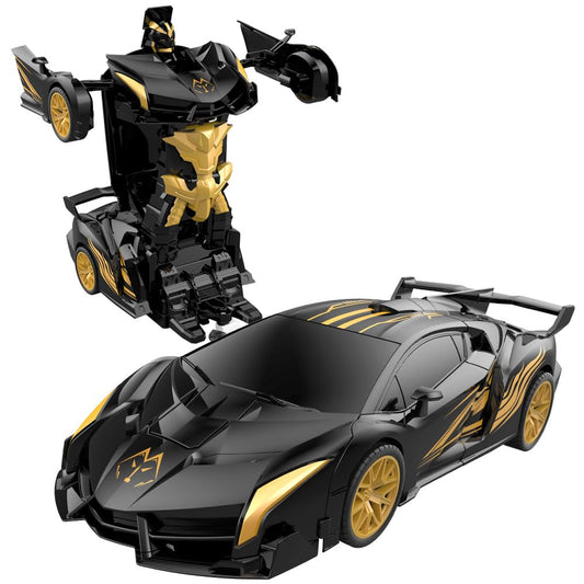 Beamryx RC toy car front view ready for transformation and action