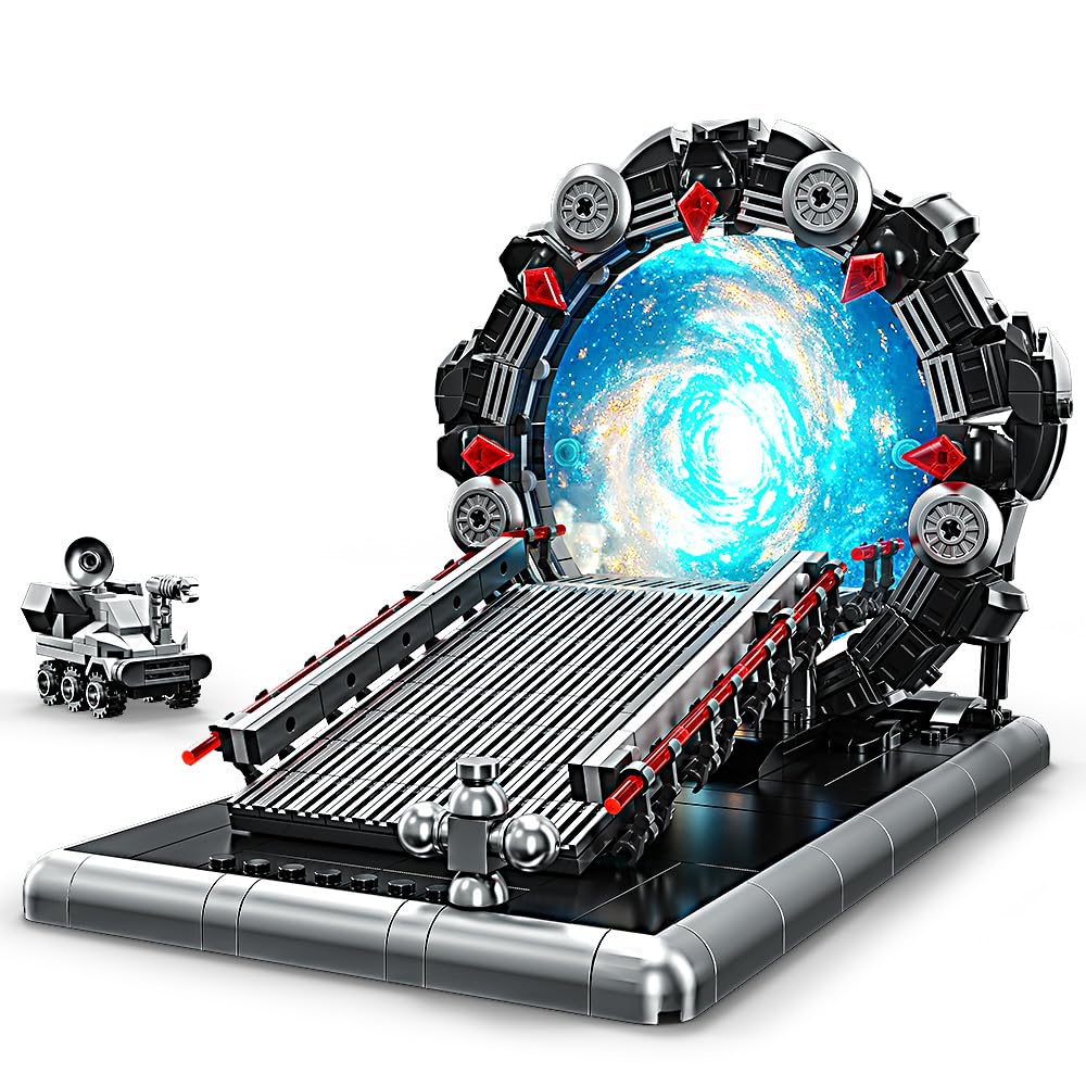 Beamryx Tunnel Mirror Building Blocks showing space-gate tunnel for imaginative play