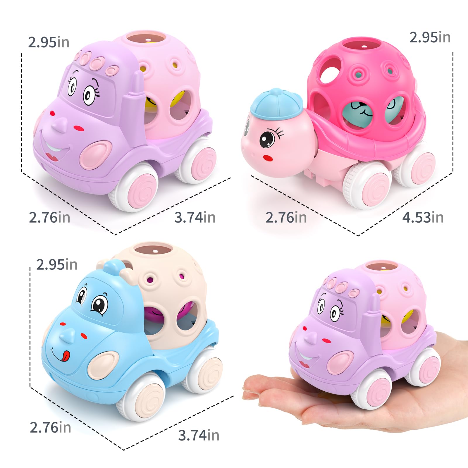 BeAndge baby girl toys promote imaginative play and independent exploration.