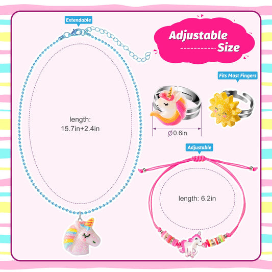 BeAndge rainbow rings shine brightly for pretend princess moments