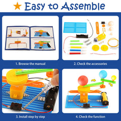 BeAndge kids assembling the STEM kit during guided learning