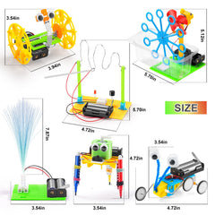 BeAndge STEM Robotics Kit fiber lamp lights up a project.