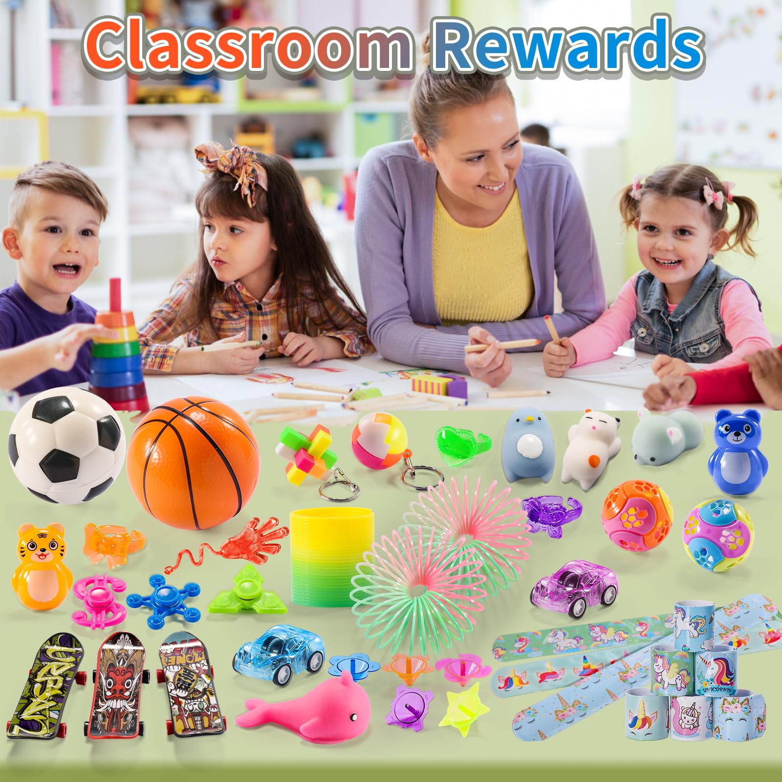 BeAndge tumbler toys mix designed for tactile exploration and party favors.