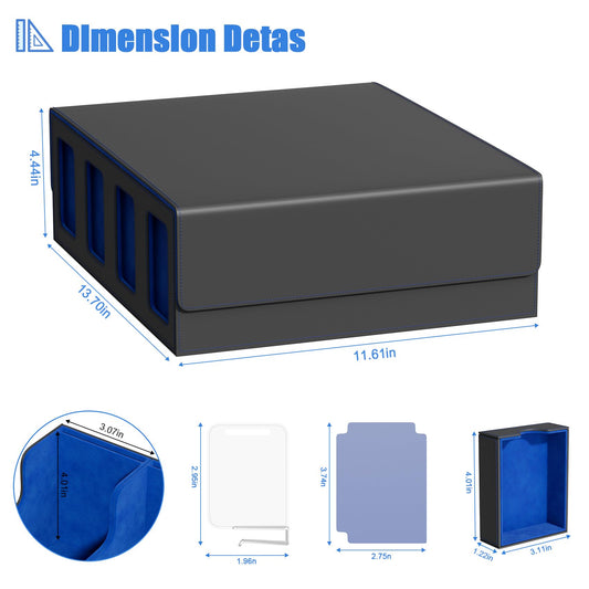 Bearfire 4-row deck case ready for organized collection and display