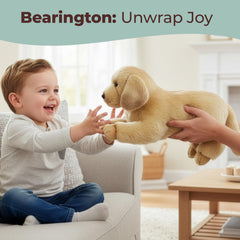 Bearington Baker cuddling-hug invites gentle snuggles.