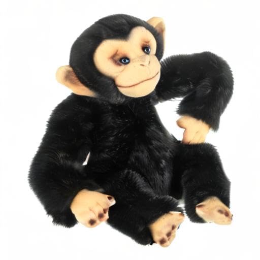 Bing the plush monkey stands at 10.5 inches, a portable cuddle buddy