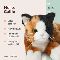 Bearington Callie soft faux fur texture invites snuggling and comfort