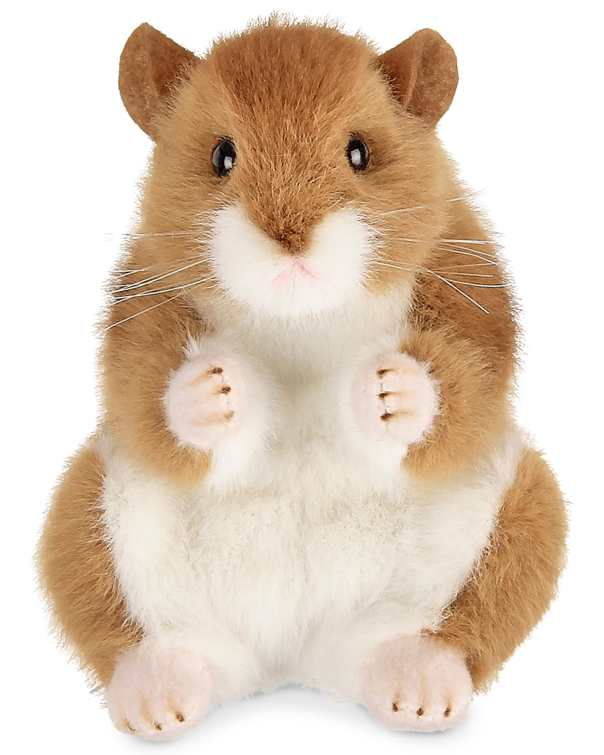 Bearington Cheeks hamster plush face detail for lifelike charm during play