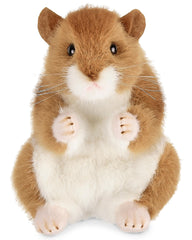Bearington Cheeks hamster plush face detail for lifelike charm during play
