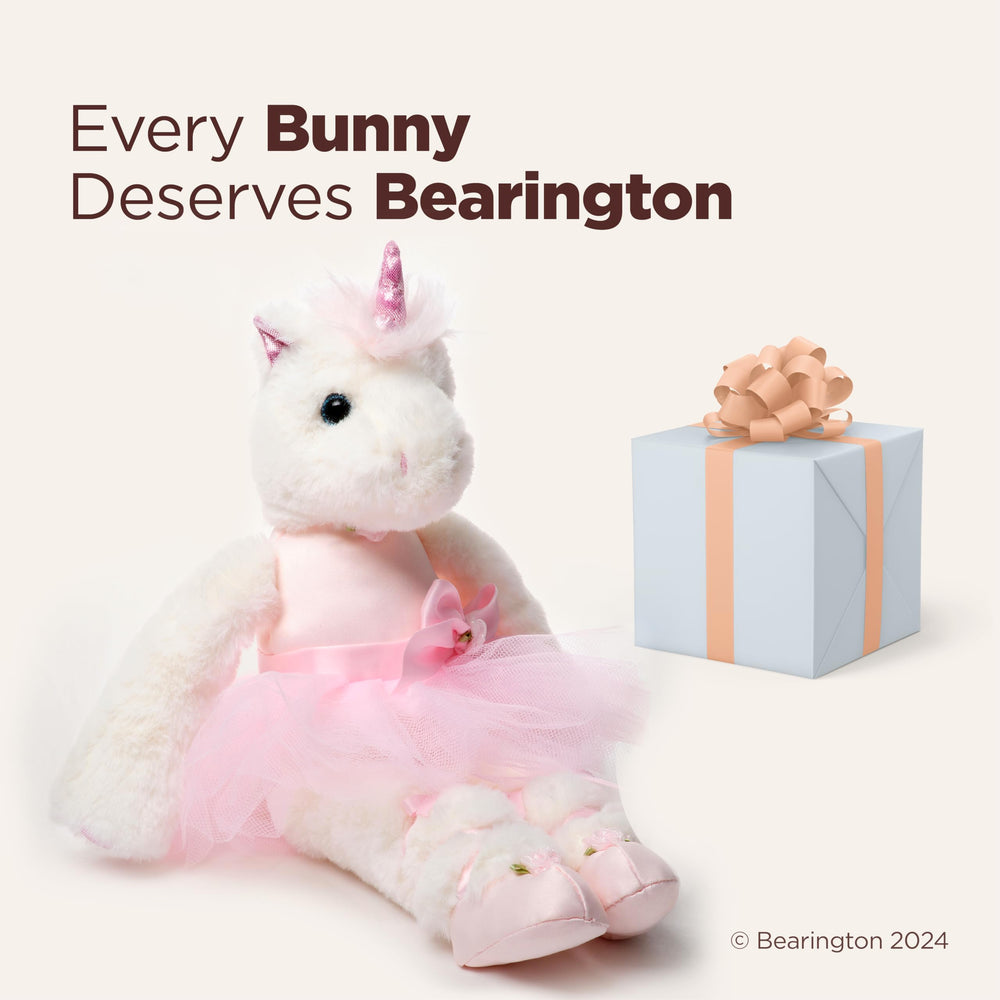 Gift-ready Bearington Unicorn Dreamer plush with durable stitching for gifting