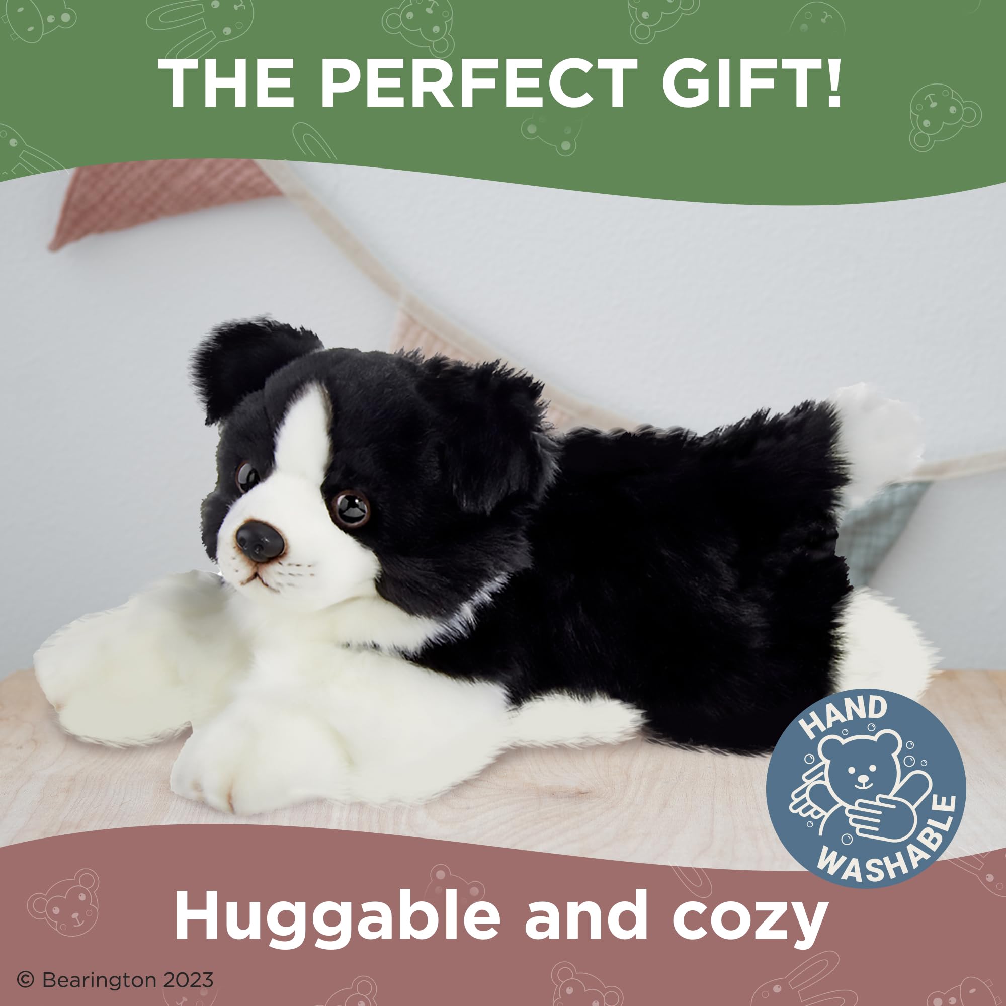 Bearington Shep weighted paws offer a grounded, comforting hug.