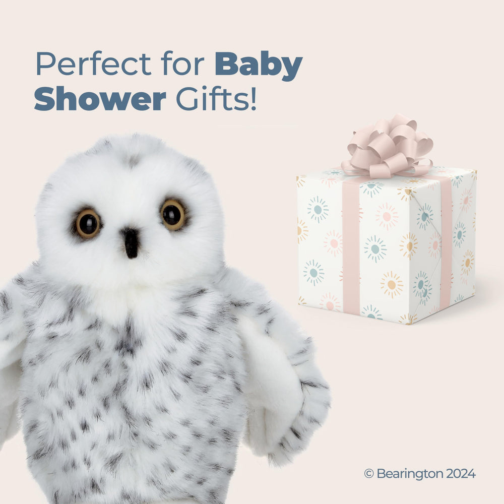 Bearington Drift Snow Owl is a thoughtful baby shower or birthday gift idea.