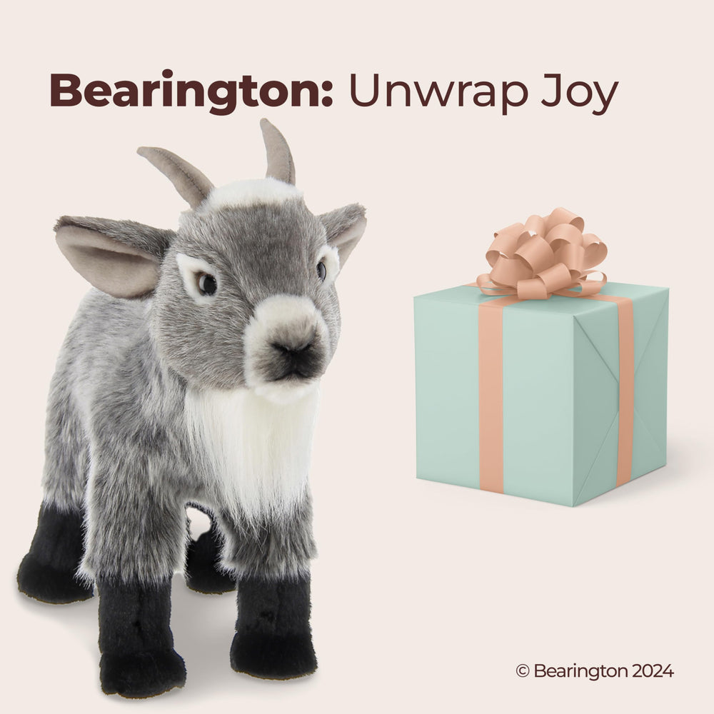 Bearington Garret Goat soft fur texture invites cozy cuddles