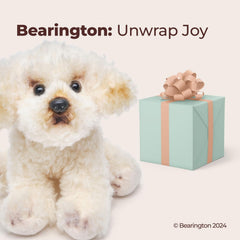 Bearington Lil' Bisquit tan fur detail highlights a realistic look.