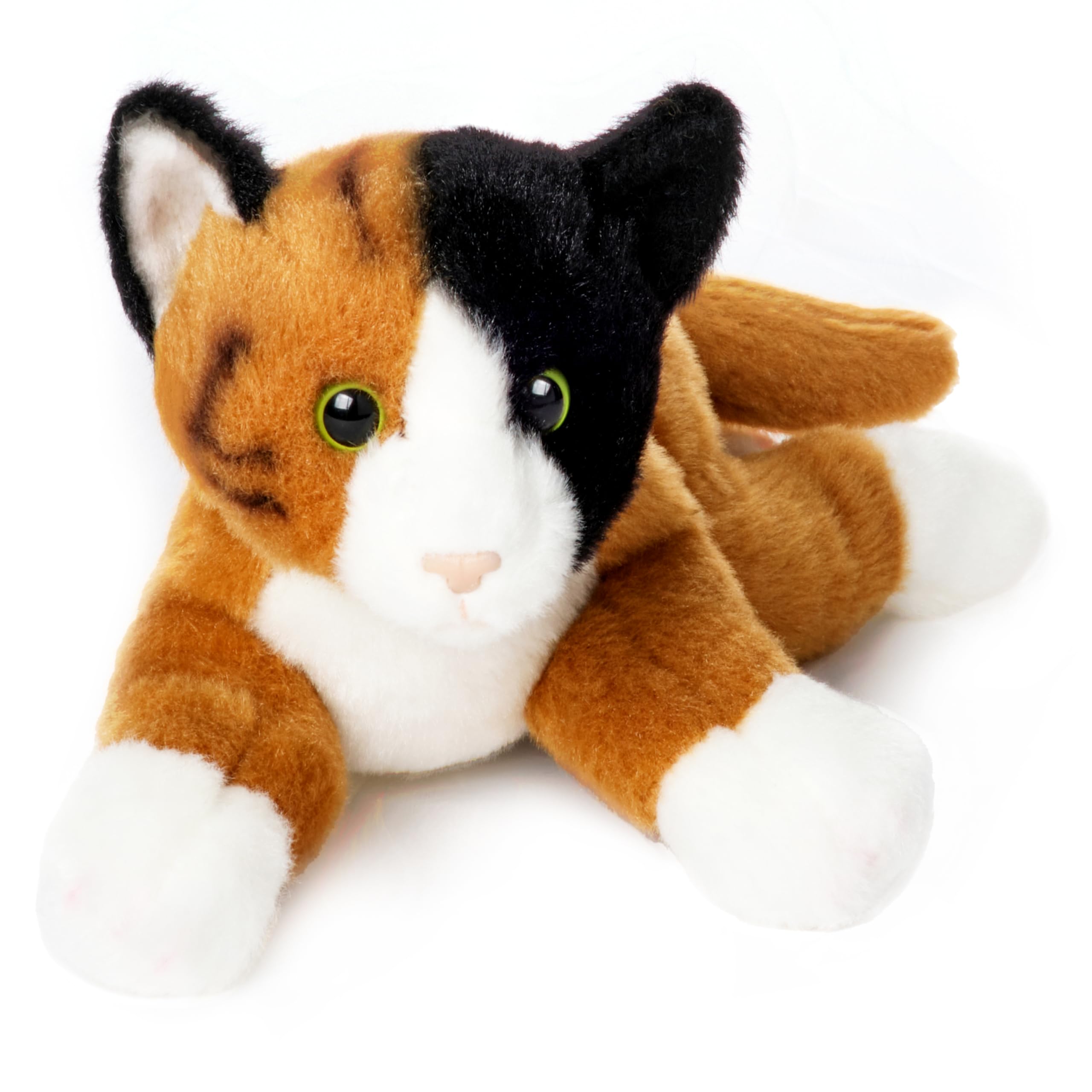 Bearington Lil' Callie 8-inch plush with vibrant calico fur for playful rooms.