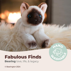 Ultra-soft plush and floppy body invite cuddles at bedtime.