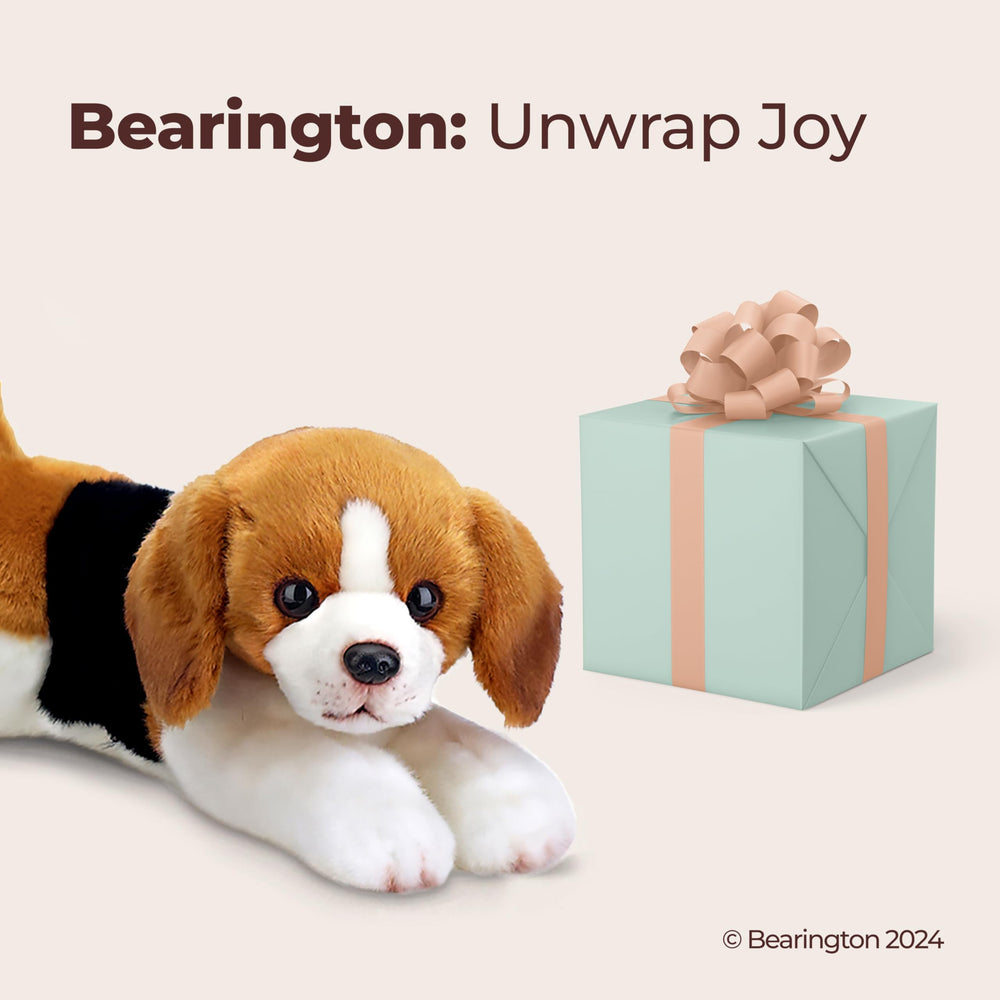 Bearington Lil' Hunter Beagle gift packaging ready for gifting