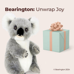 Bearington Lil' Joey Koala plush tail visible for authentic wildlife look