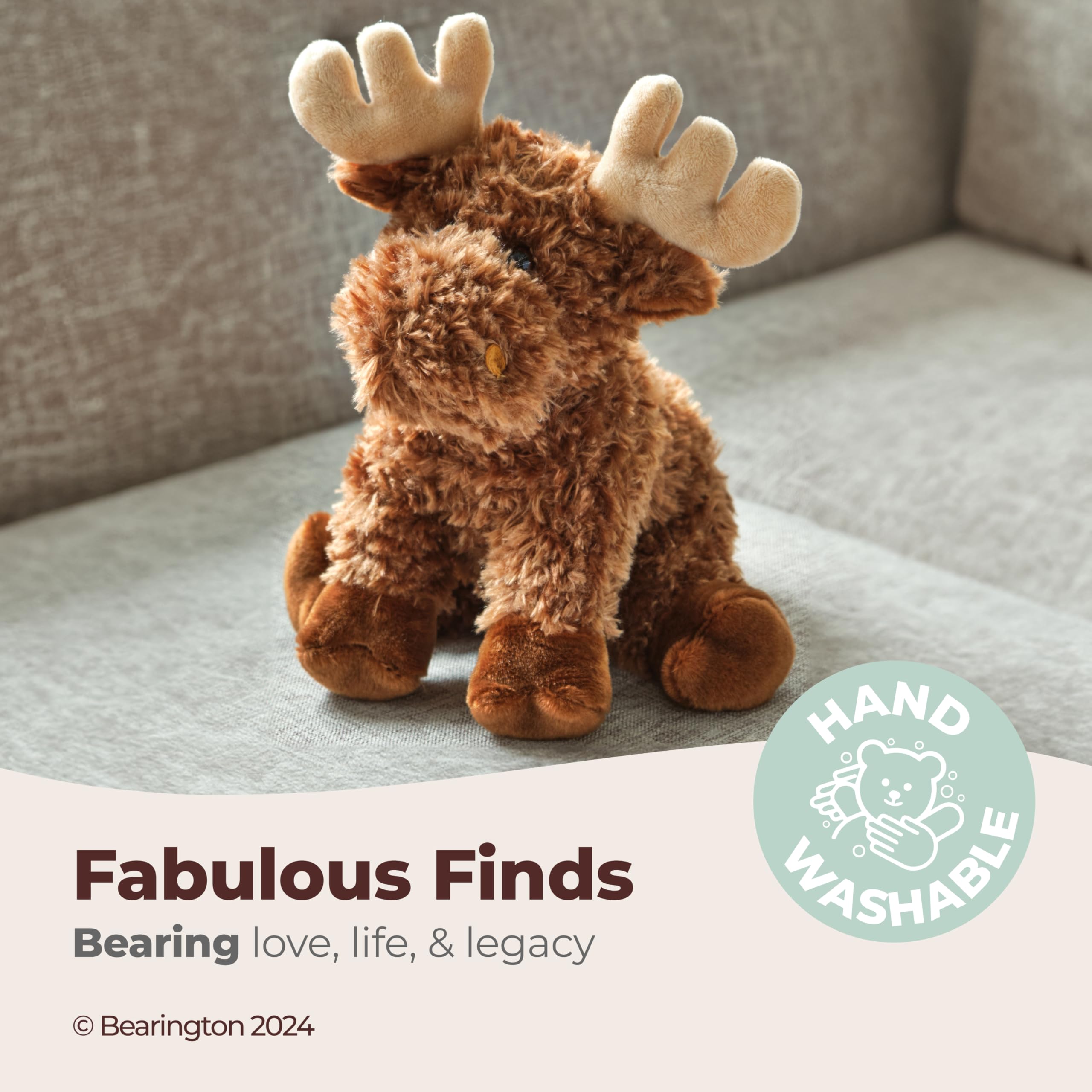 Morton Moose cuddling with a child, showcasing comforting hug
