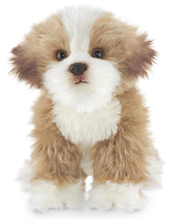 Bearington Murphy Maltipoo plush, 13-inch lifelike dog ideal for cuddling and imaginative play.