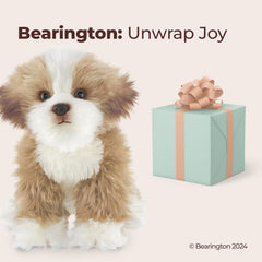 Brown and white Murphy Maltipoo plush in a playful pose for kids' adventures.