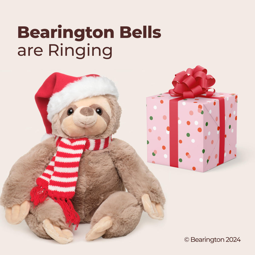 Bearington plush toy adds whimsy to bedrooms or desks during the holidays.