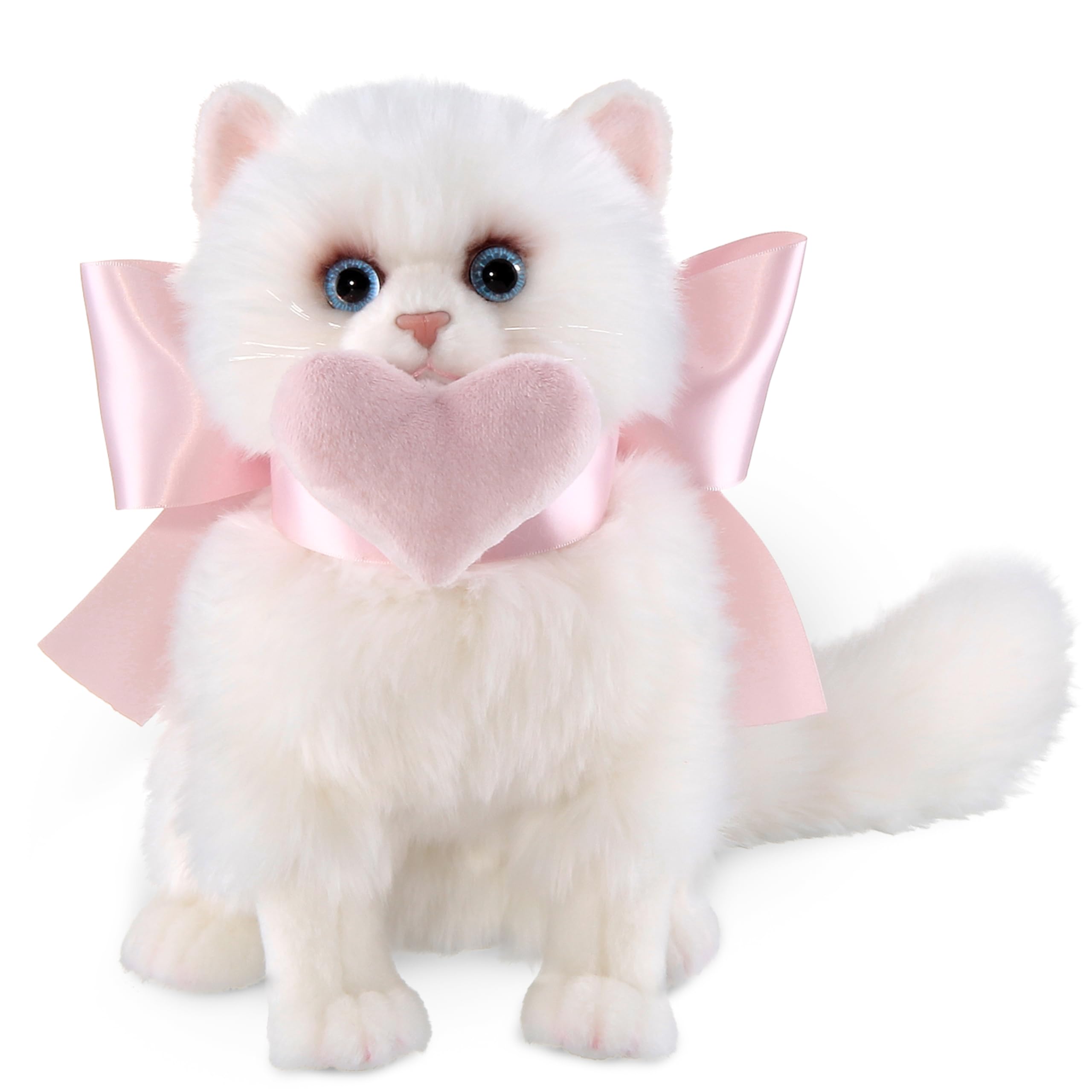 Bearington Pretty Kitty 10-inch plush, perfect for cuddling and imaginative play.