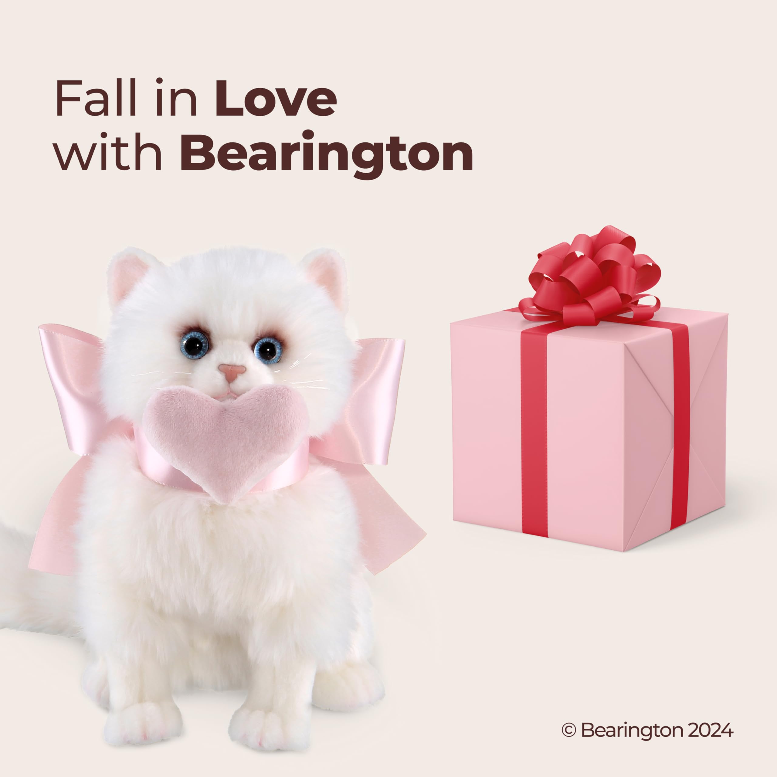 Bearington Pretty Kitty gift-ready plush makes birthdays extra special.