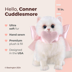 Bearington Pretty Kitty soft fur close-up highlighting lifelike realism for storytelling.