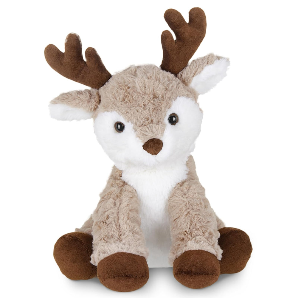 Bearington Reiny Christmas Reindeer face detail invites kids to cuddle and imagine festive stories daily.