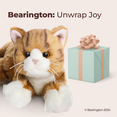 Bearington Tabby stuffed cat is a delightful gift for kids and cat lovers.