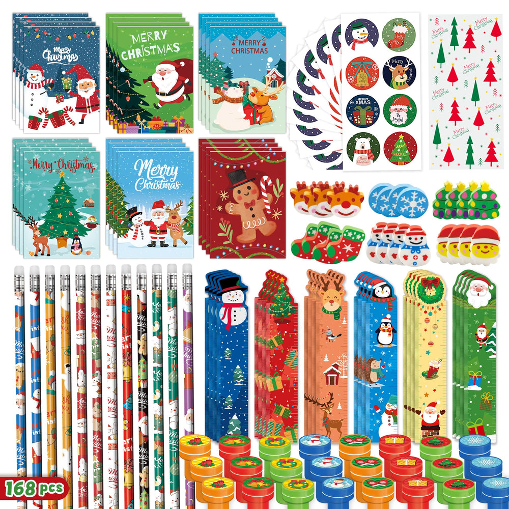 Bearun 168pcs Christmas party favors packaging for festive events