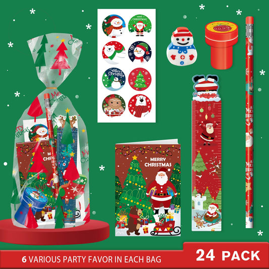 Bearun Christmas party favors erasers add color to gift bags and learning games.