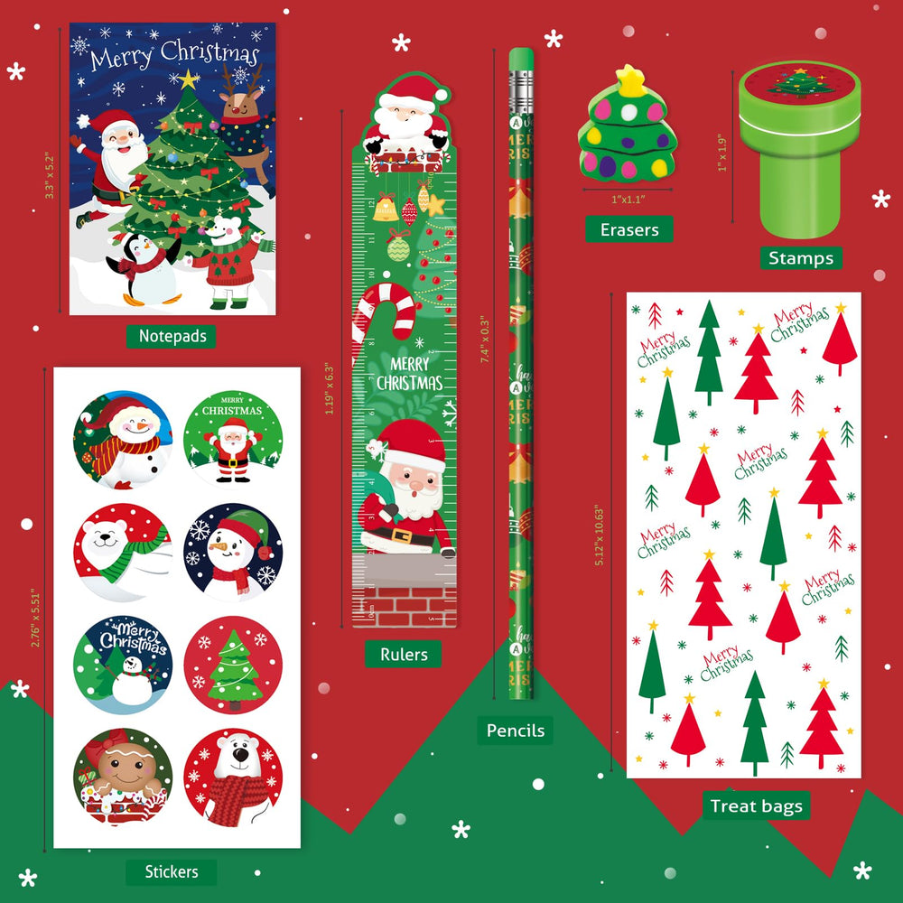 Bearun Christmas party favors stamps spark creative projects and themed crafts.