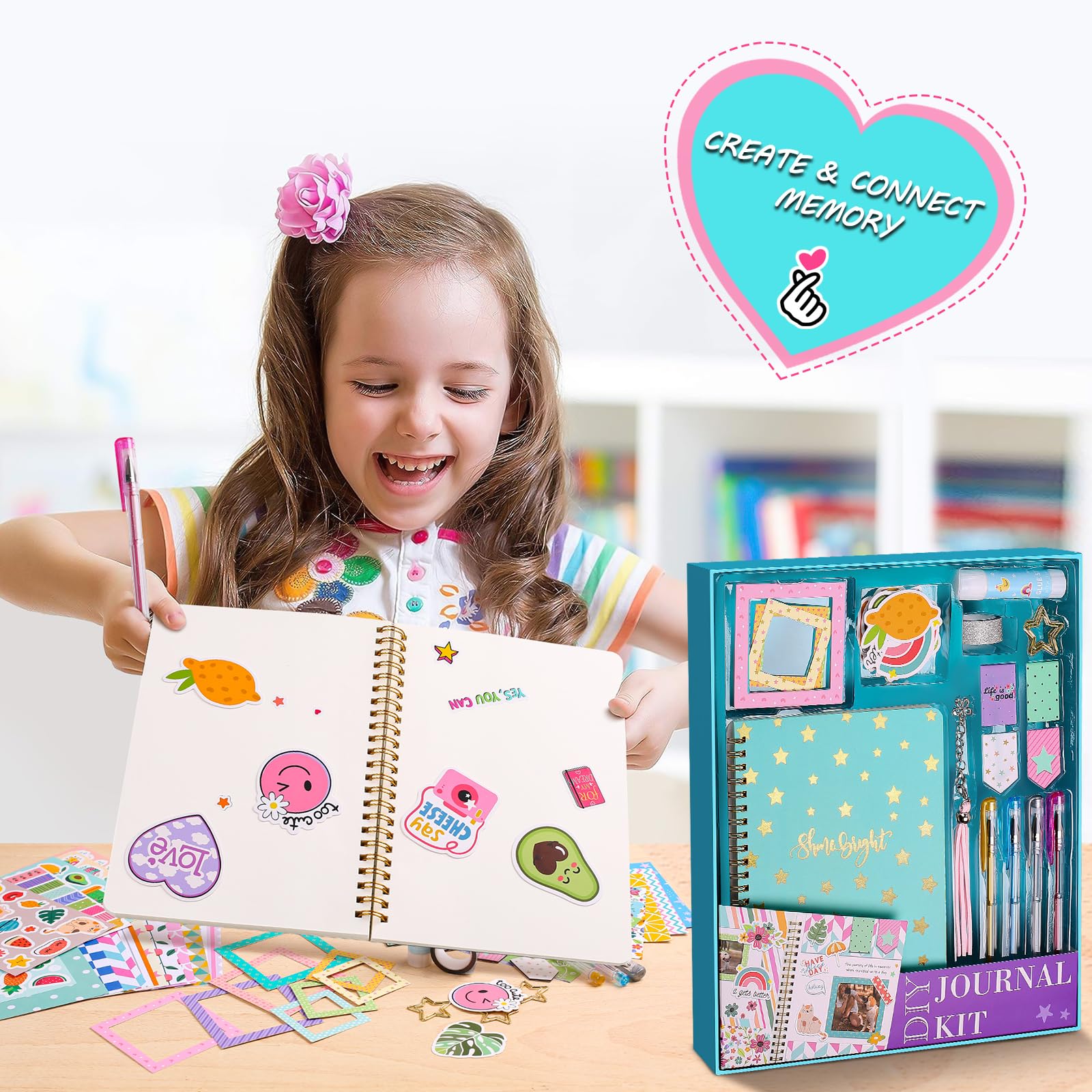 BEARUN photo frames and stickers personalize memories with colorful flair.