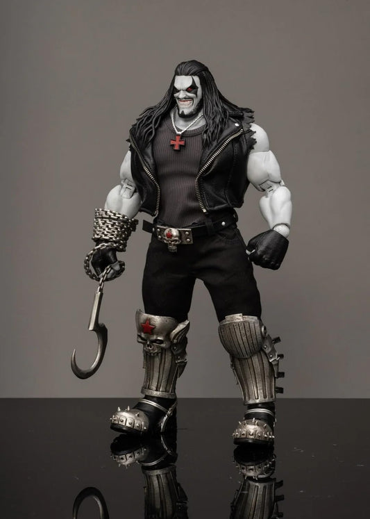 Beast Kingdom Lobo Deluxe Ver. articulation pose highlighting dynamic action options for fans.