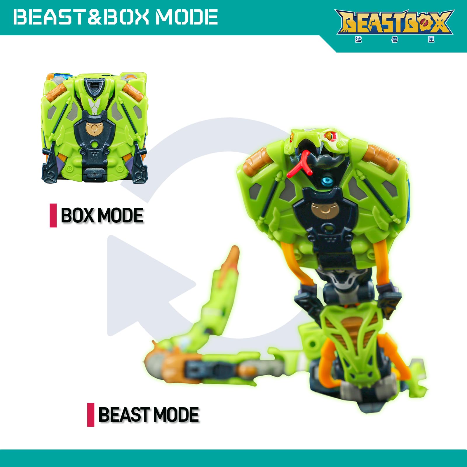 BEASTBOX BB-71 Gale poseable mecha form for creative play and display