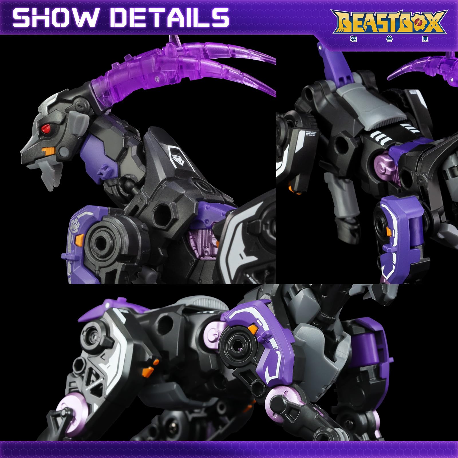 BEASTBOX Dimmuborgir ABS PVC build ensures safe, durable play