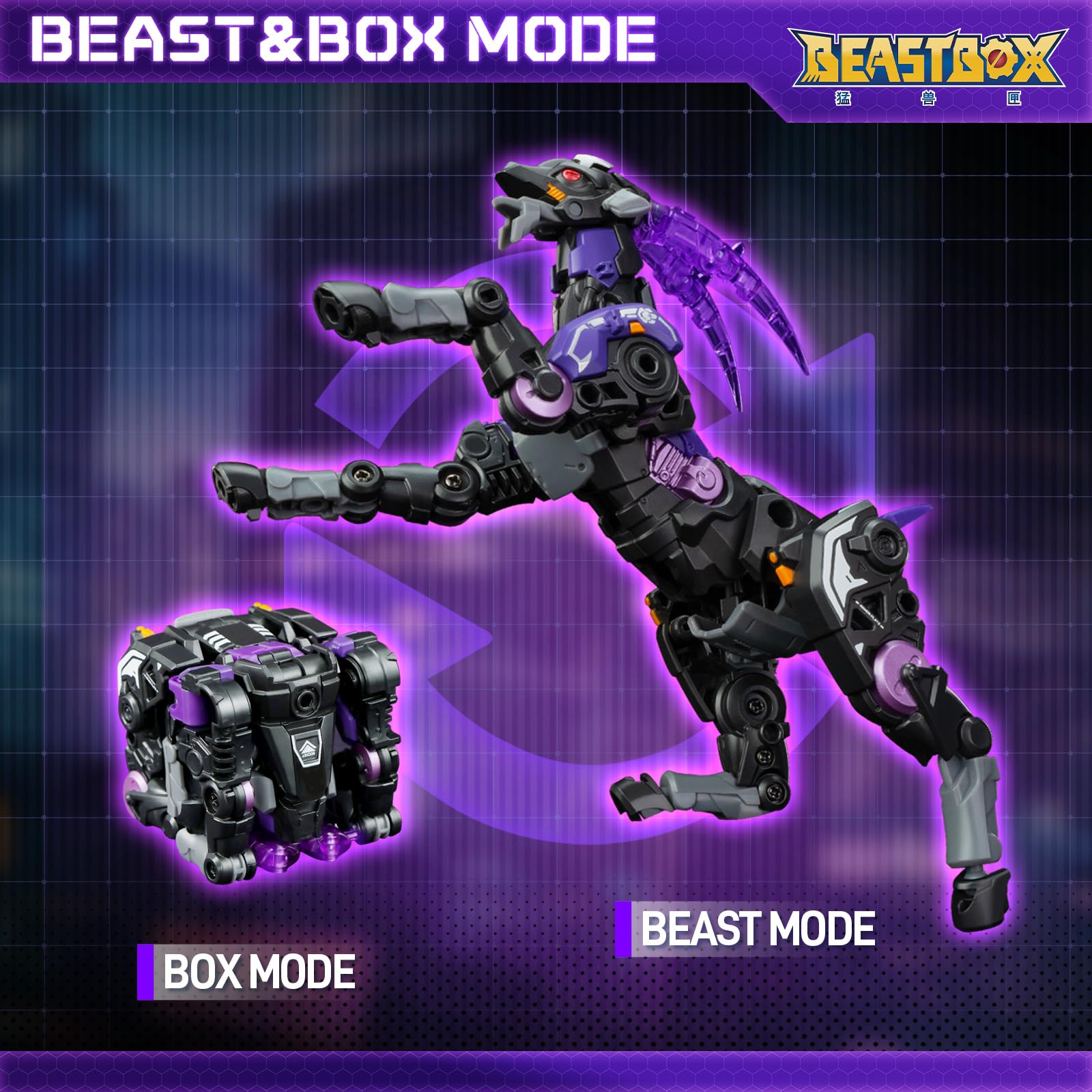 BEASTBOX Dimmuborgir cube view shows precise joints for dynamic posing