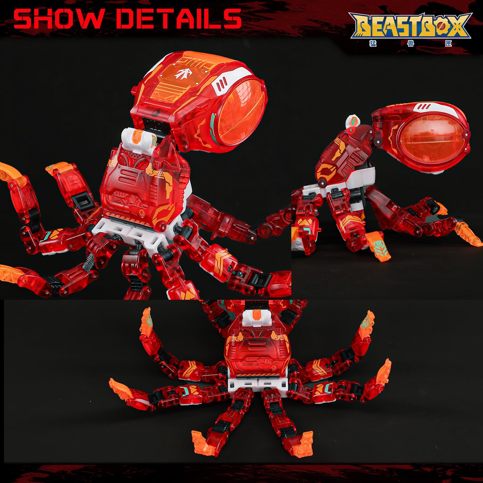 BEASTBOX VANITAS uses high-quality ABS material for safe, durable fun.