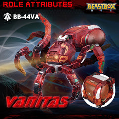 BEASTBOX VANITAS packaging shows compact dimensions and clear sizing.