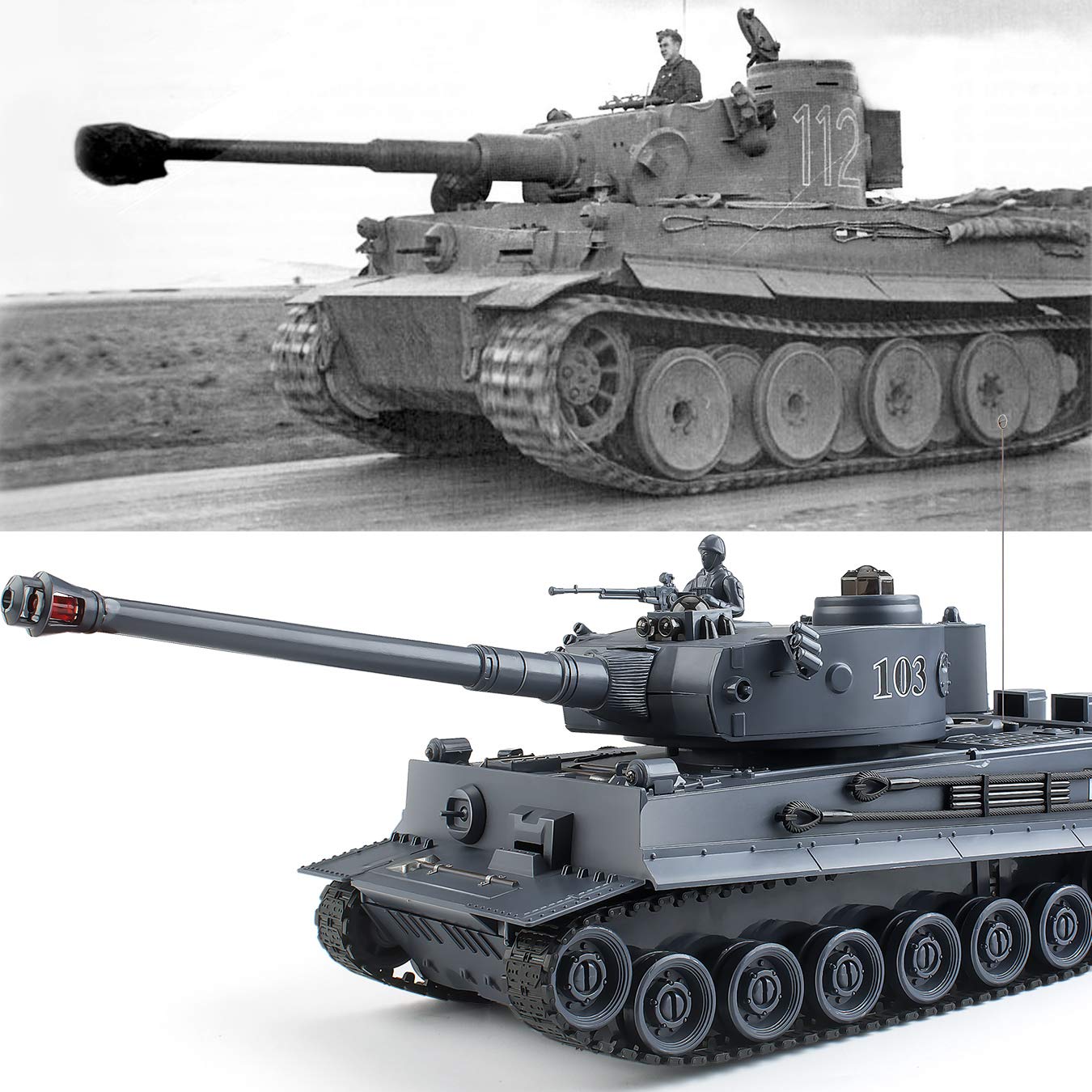 BEAURE Tiger turret rotation demonstrates dynamic 330-degree movement.