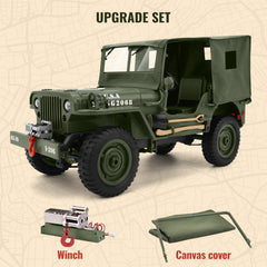 Beaure RC truck LED lighting for night driving realism and visibility.