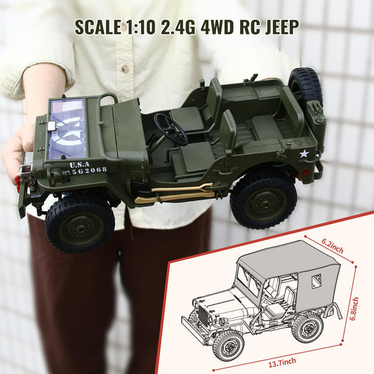 Beaure RC truck winch function enabling recovery on tough terrain.