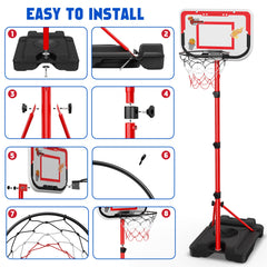 Beauwow hanging baseball hoop for new hitting practice at home